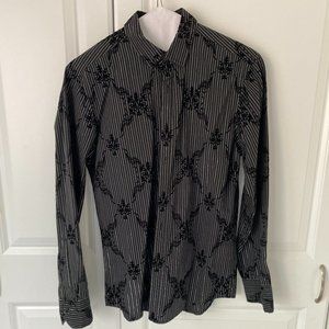 Inc Men's Dress Shirt with flocking